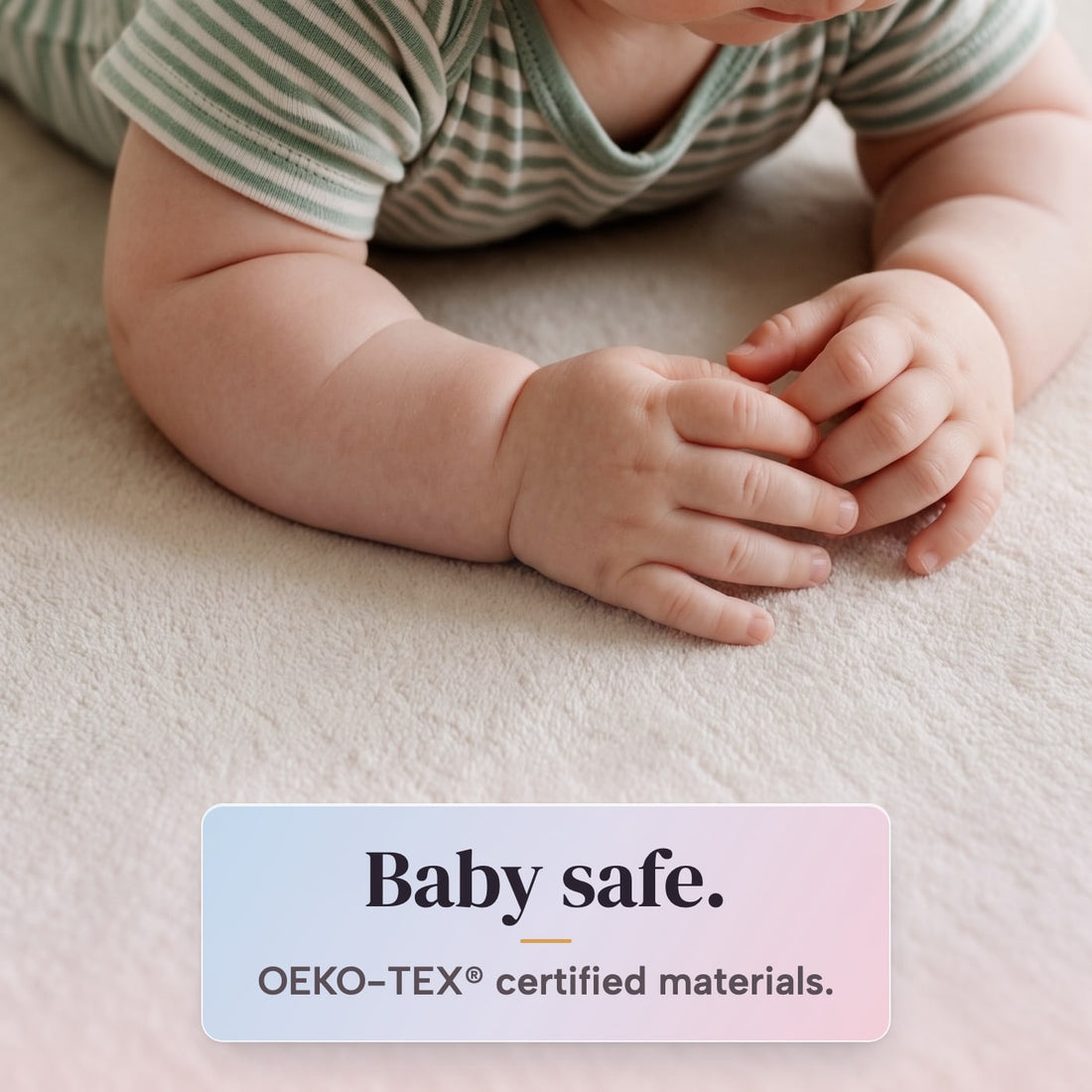 Marshie Mat baby safe, OEKO-TEX certified materials